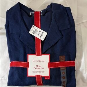 Club Room Men's Dark Blue Pajama Set